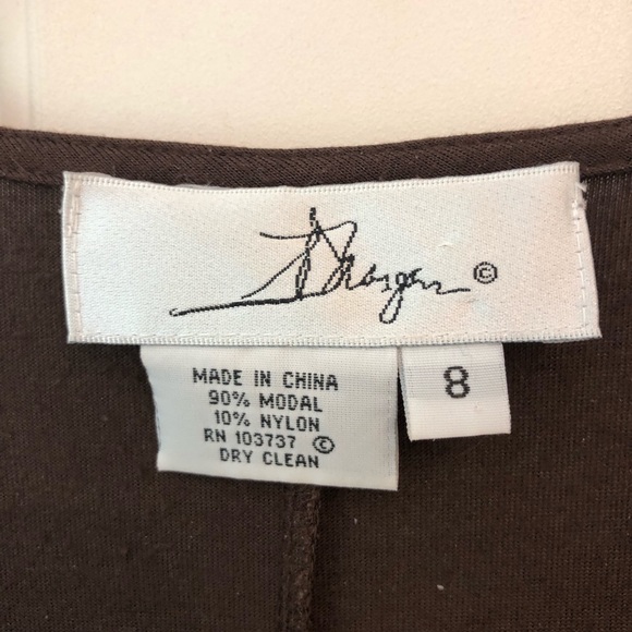 FREE WITH PURCHASE: Dress, brown stretch, Size M - Picture 8 of 9